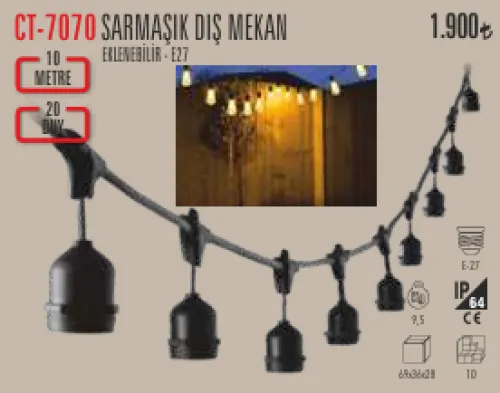 CATA SARMAŞIK DIŞ MEKAN 10 MT