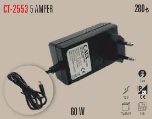 CATA 5 AMPER LED ADAPTÖRÜ